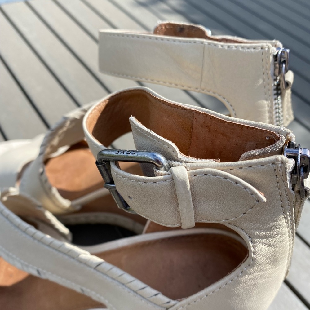 Frye Brielle Back-Zip Sandals - Picture 8 of 11